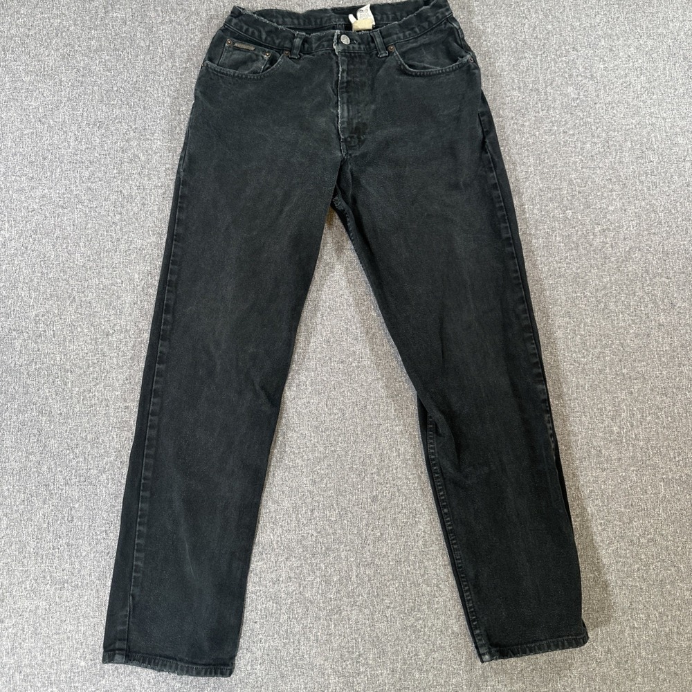 Vintage 90s Calvin Klein Jeans Easy Fit Black Denim Mens 32x32